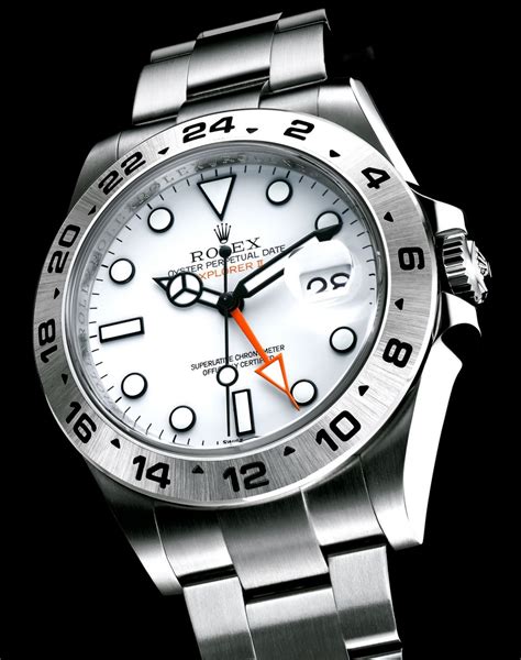 rolex oyster perpetual date explorer 2 black titan edition|rolex explorer 2 42mm white.